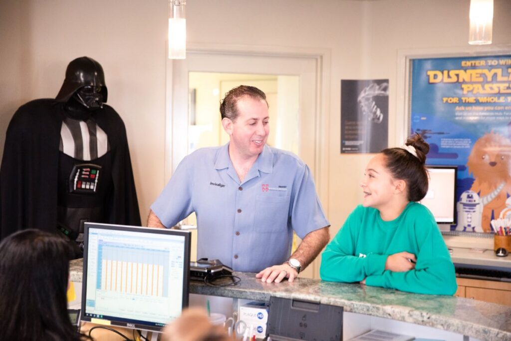 Welcoming reception area of Brodsky Orthodontics office showing modern, family-friendly environment for Downey Orthodontic Treatment
